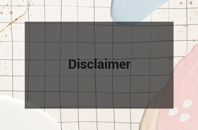 Disclaimer